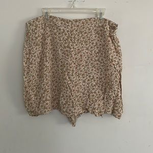 Floral skort